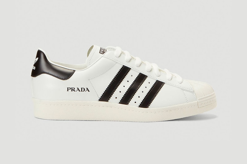 Prada x adidas Originals Superstar Sneakers Release  LN-CC Silver Black White Italian sneakers kicks 