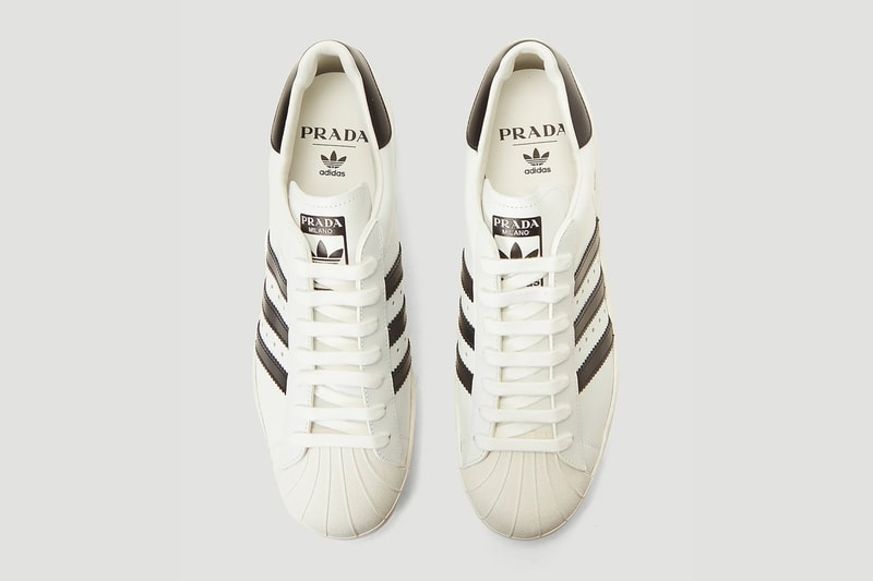 Prada x adidas Originals Superstar Sneakers Release  LN-CC Silver Black White Italian sneakers kicks 