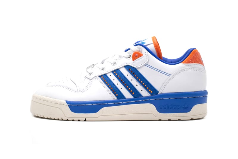 adidas white blue orange