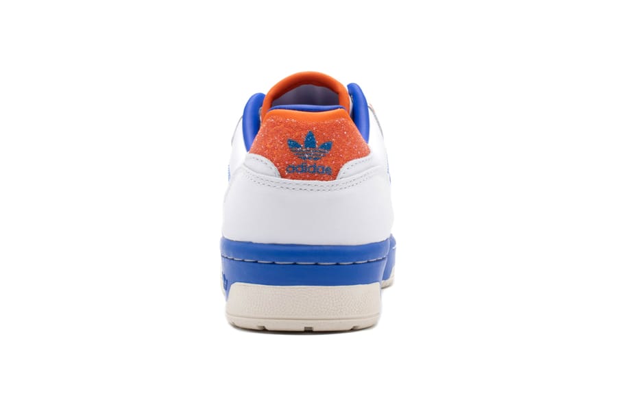 blue white and orange adidas