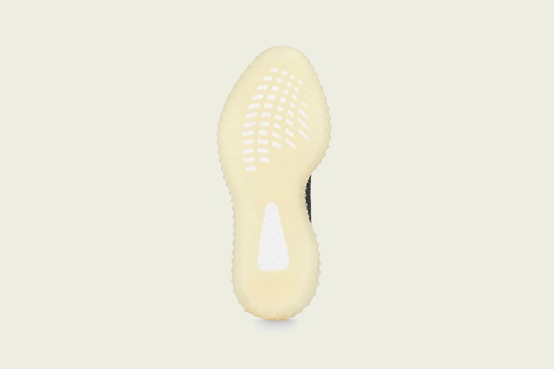 adidas Originals YEEZY BOOST 350 V2 "Carbon" Release Information Closer Look Footwear Sneaker Kanye West 'Ye Three Stripes Primeknit Sole Unit Gum