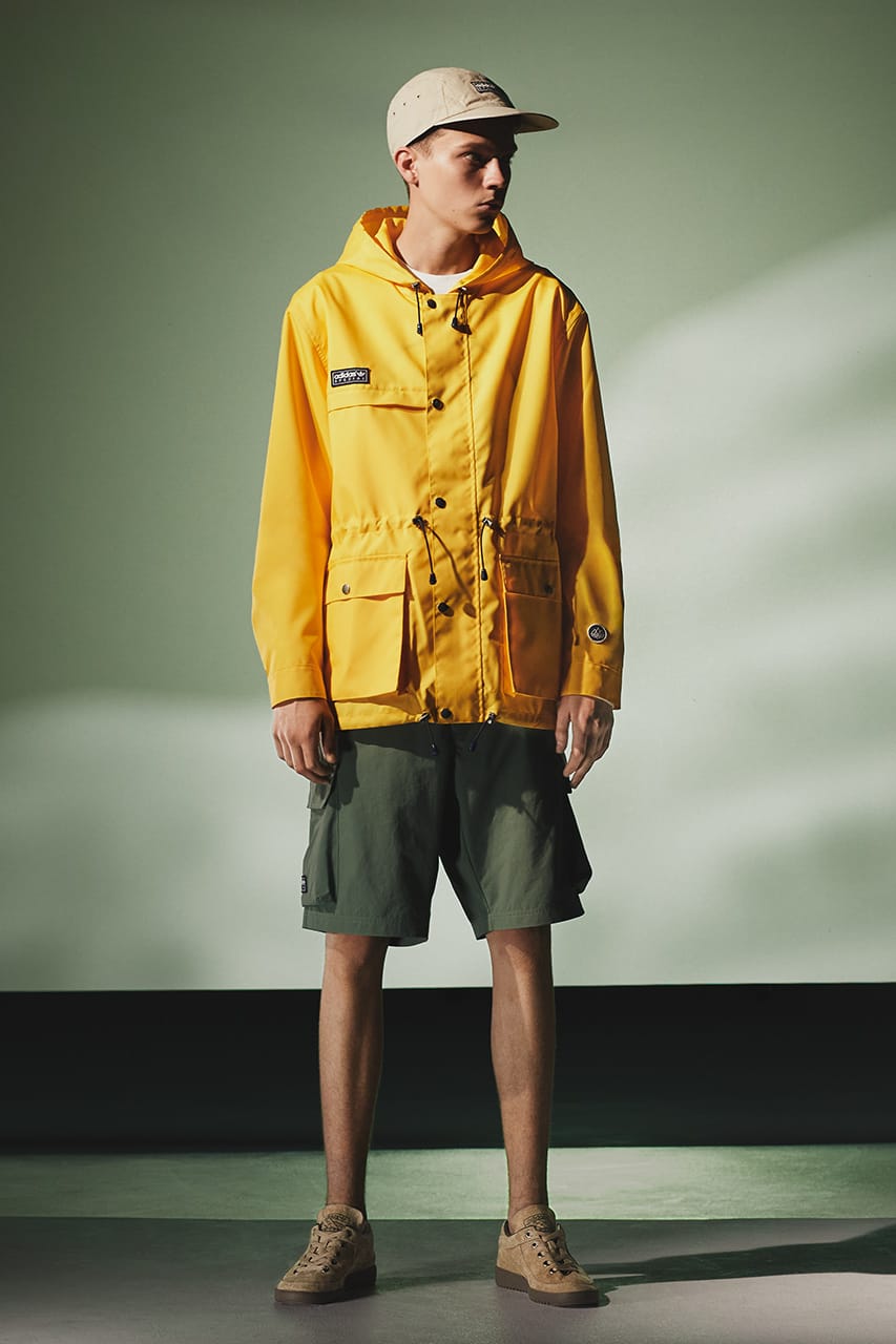 adidas spezial jacket yellow