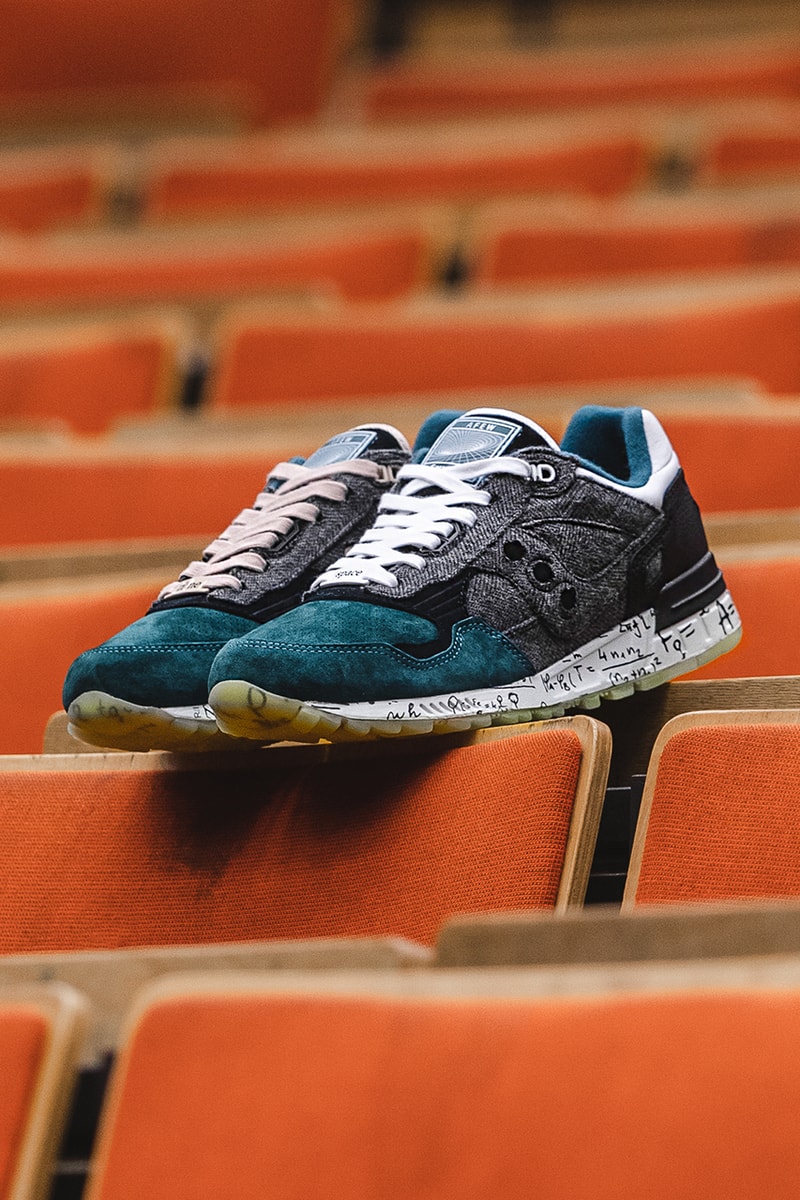 AFEW x Saucony Shadow 5000 "Time & Space" Theory of Relativity Albert Einstein Sneaker Collaboration Release Information Drop Date Lookbook Premium Materials Limited Edition HYPE Shoes Footwear