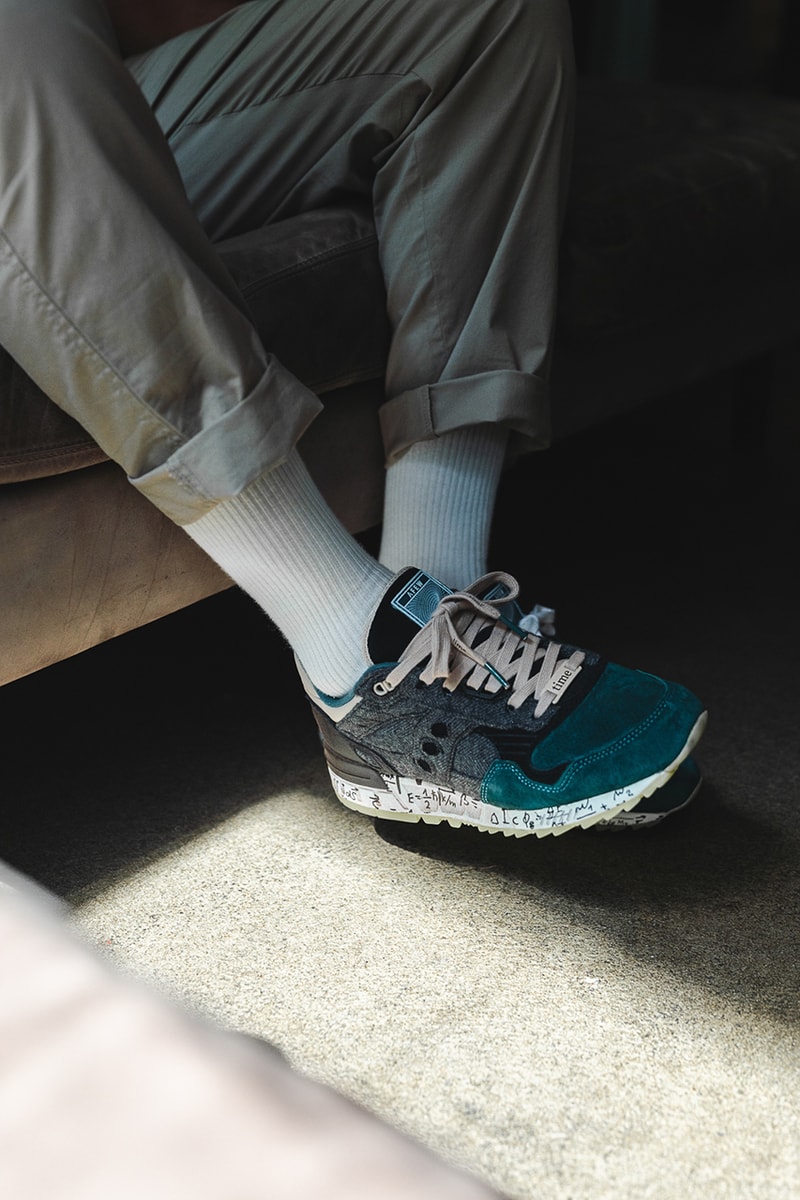 AFEW x Saucony Shadow 5000 "Time & Space" Theory of Relativity Albert Einstein Sneaker Collaboration Release Information Drop Date Lookbook Premium Materials Limited Edition HYPE Shoes Footwear