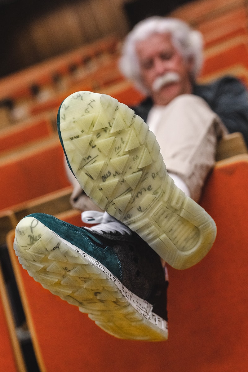 AFEW x Saucony Shadow 5000 "Time & Space" Theory of Relativity Albert Einstein Sneaker Collaboration Release Information Drop Date Lookbook Premium Materials Limited Edition HYPE Shoes Footwear