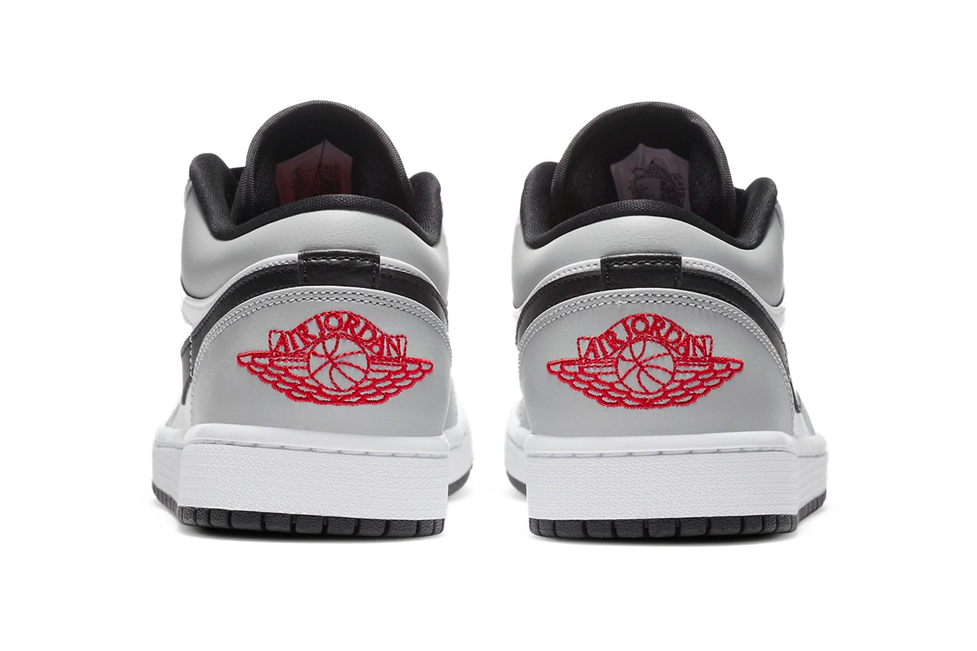 Air Jordan 1 Low Light Smoke Grey Release Info 553558-030 Gym Red White Buy Price