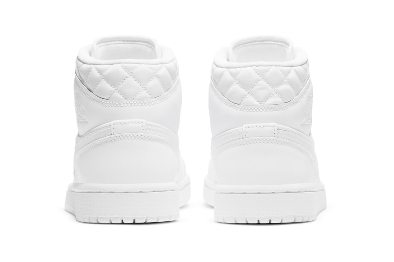 air jordan brand 1 mid quilted DB6078 100 white black official release date info photos price store list buying guide womens