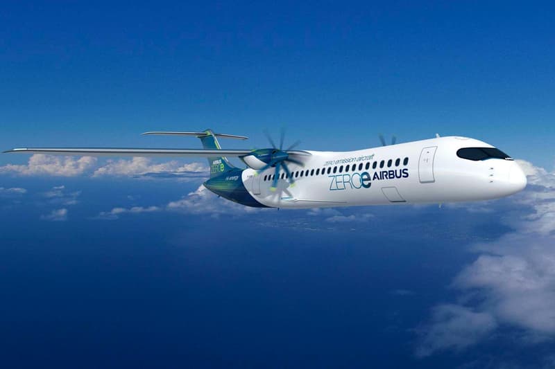 Airbus Hydrogen-Fueled ZEROe Zero-Emissions Passenger Planes green house carbon planes aviation France