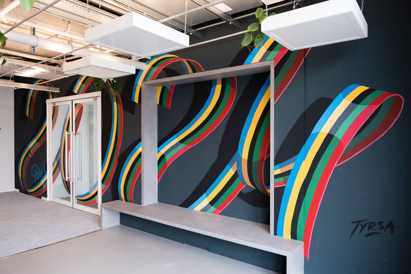 alexis tyrsa murals nike headquarters paris france