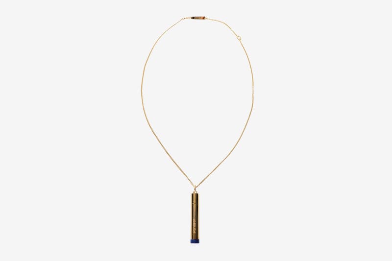 AMBUSH Pill Case Necklace Gold blue red release the webster yoon verbal accessories jewelry