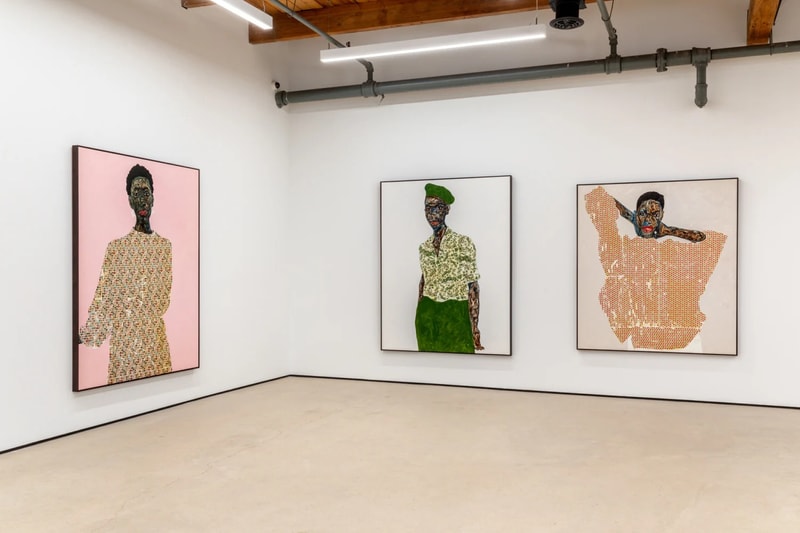 amoako boafo mariane ibrahim gallery exhibition paintings 