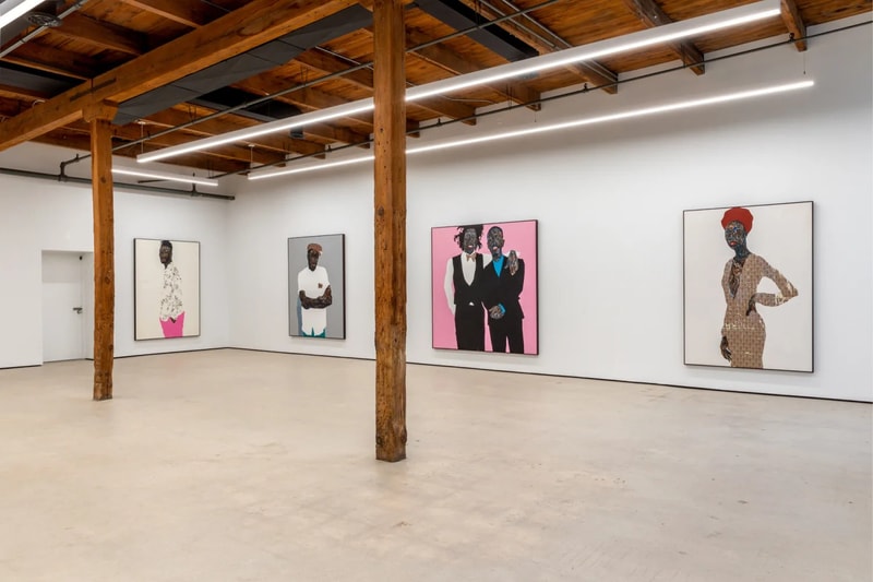 amoako boafo mariane ibrahim gallery exhibition paintings 