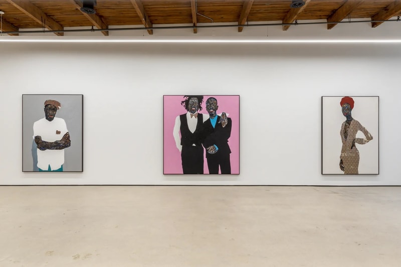 amoako boafo mariane ibrahim gallery exhibition paintings 