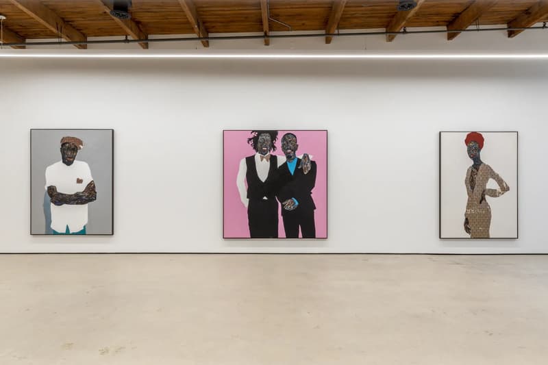 amoako boafo mariane ibrahim gallery exhibition paintings
