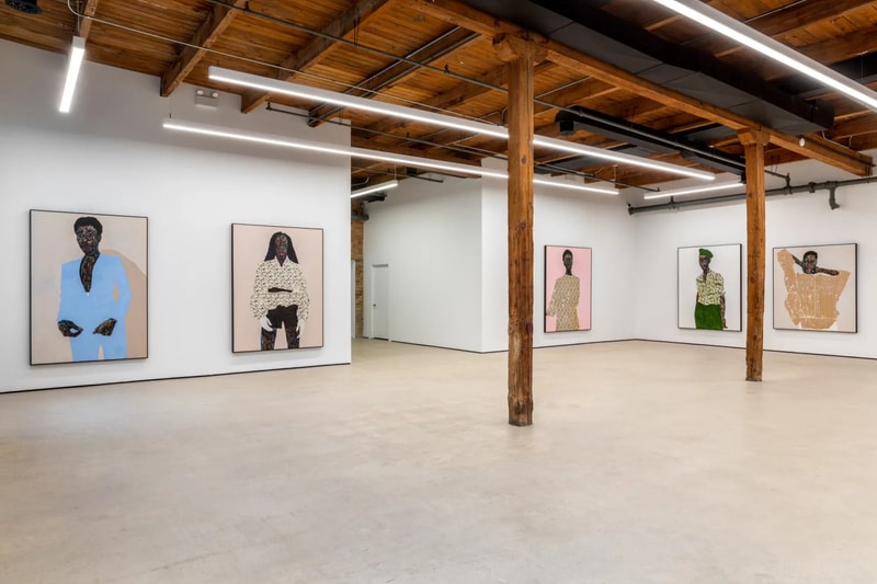 amoako boafo mariane ibrahim gallery exhibition paintings 