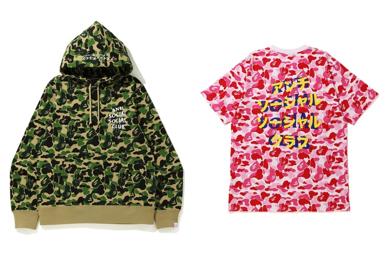Anti Social Social Club and BAPE's Second Collaboration Gets Funky With All-Over Camo (UPDATE)