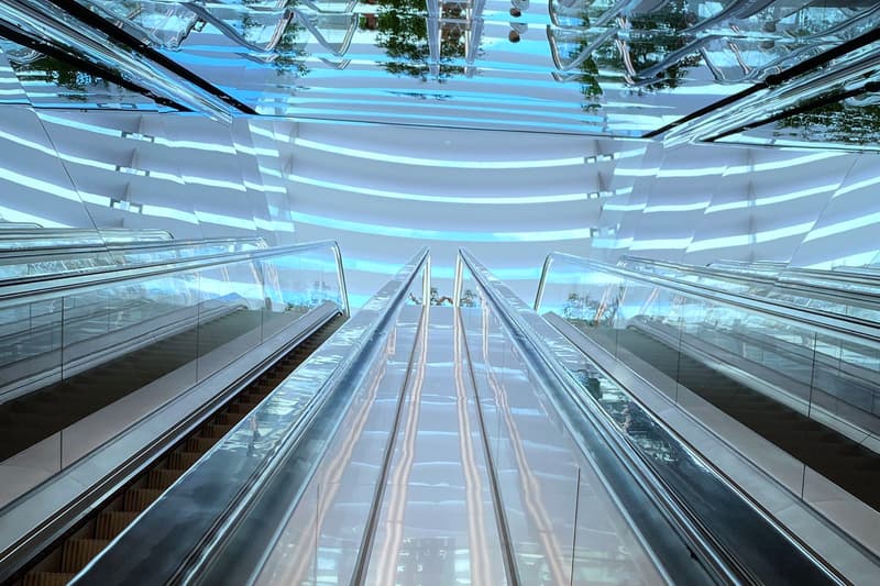 Apple Store Singapore Marina Bay Sands Now Open appointment only 114 glass dome sphere structure retail location facade building architecture