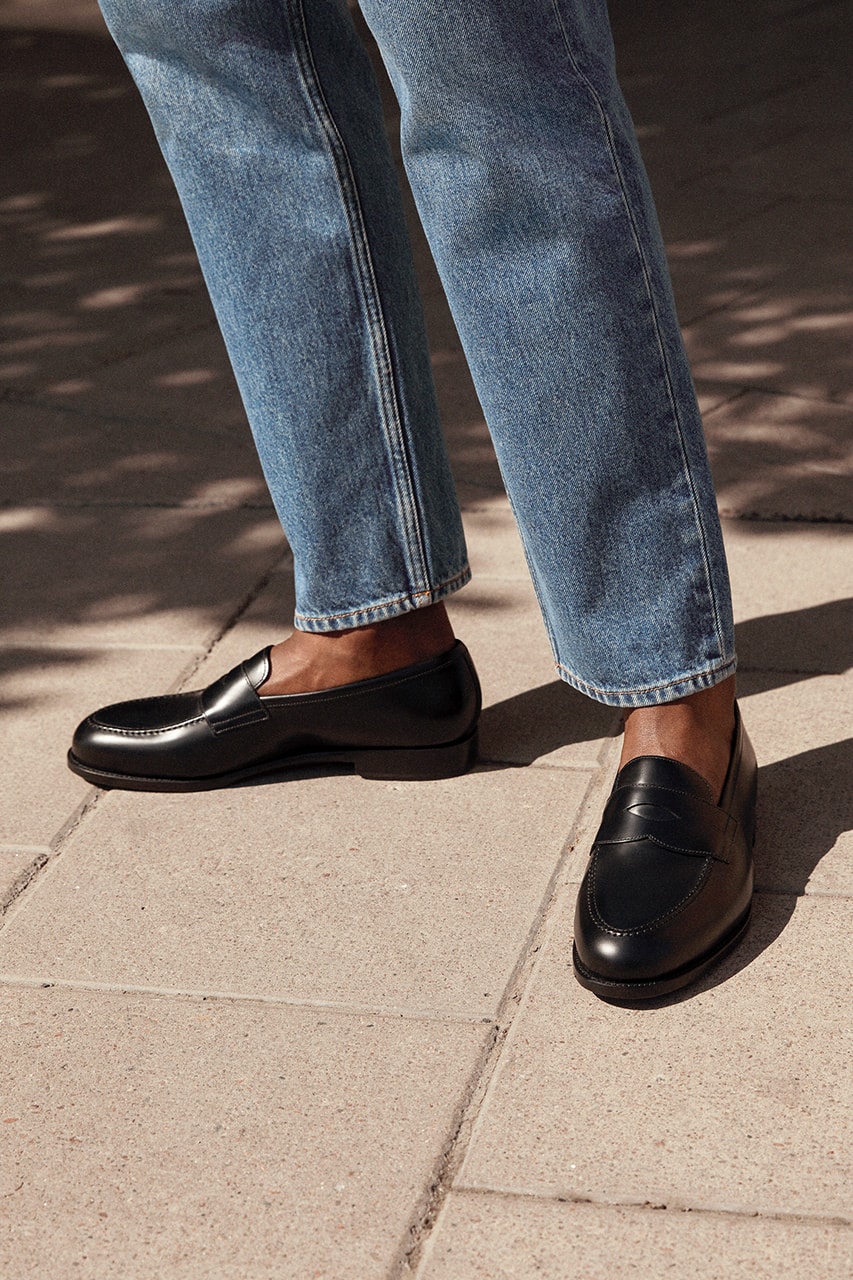 ARKET morjas penny loafer 2020 collaboration fw20 where to cop where to buy black tonal black 