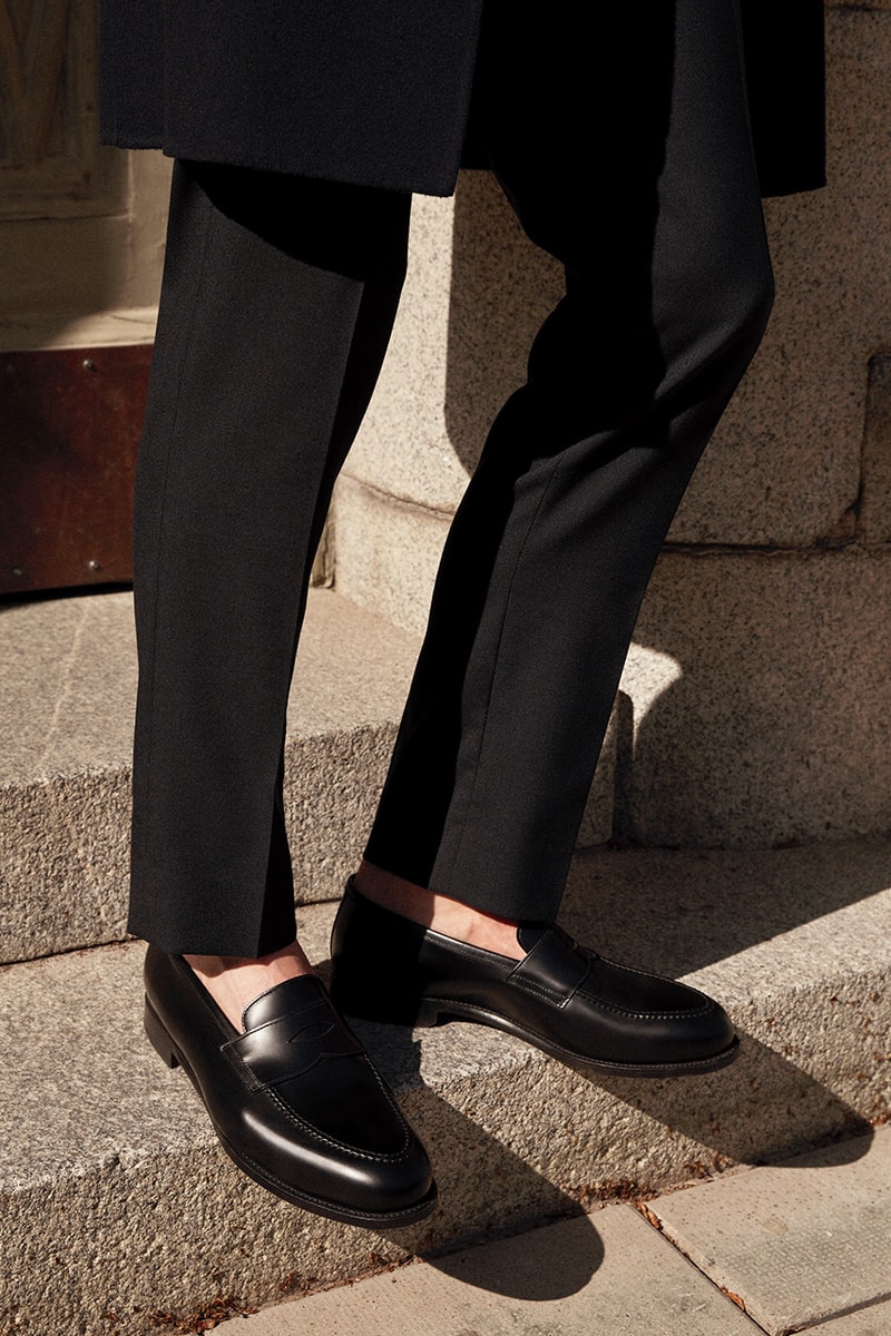 ARKET morjas penny loafer 2020 collaboration fw20 where to cop where to buy black tonal black 