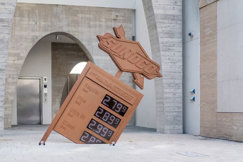 Art Basel Miami Beach 2020 Canceled coronavirus pandemic covid-19 art fair virgil abloh sculpture sunoco gas station 'Dollar a Gallon' 2019 edition