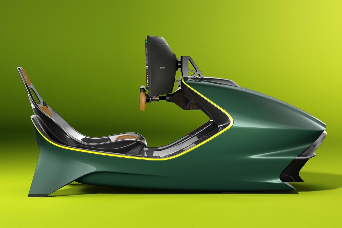 Curv Aston Martin Amr C01 гоночный симулятор суперкар для домашних игр 
