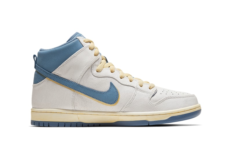 atlas nike sb skateboarding dunk high lost at sea cream white yellow blue cz3334 100 official release date info photos price store list buying guide