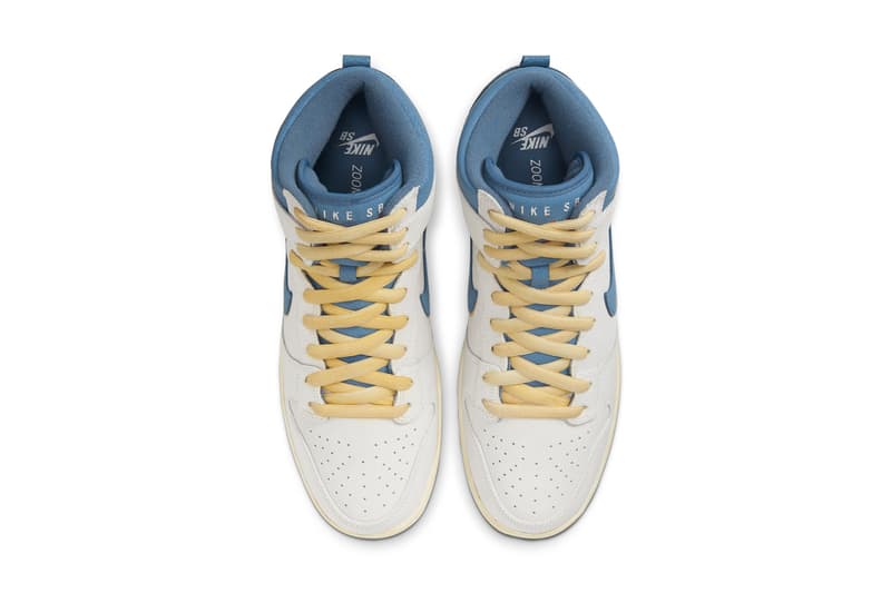 atlas nike sb skateboarding dunk high lost at sea cream white yellow blue cz3334 100 official release date info photos price store list buying guide