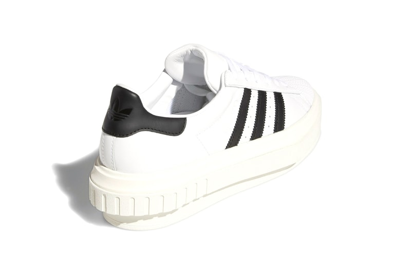 Beyoncé x adidas Originals Superstar Platform "Cloud White/Core Black/Off White" FY7730 Shell Toe Sneaker Collaboration Queen B Release Information Closer First Look Shoe Three Stripes 