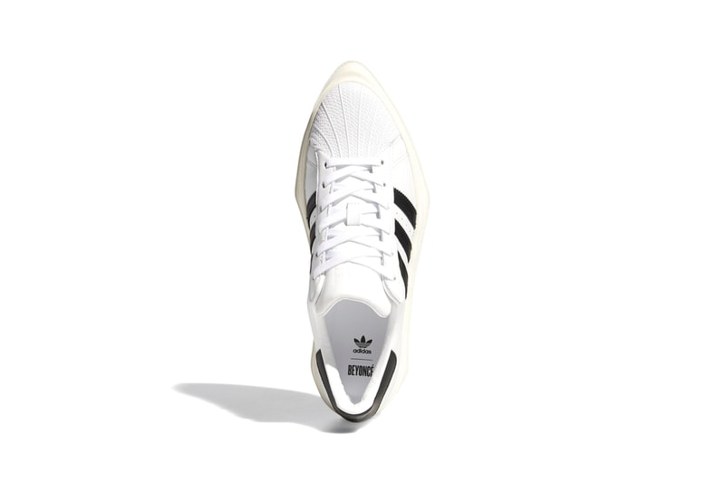 Beyoncé x adidas Originals Superstar Platform "Cloud White/Core Black/Off White" FY7730 Shell Toe Sneaker Collaboration Queen B Release Information Closer First Look Shoe Three Stripes 