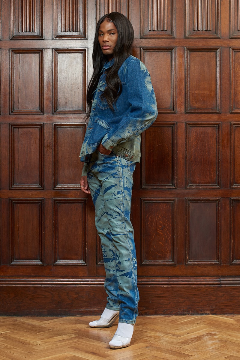 bianca saunders london fashion week spring summer 2021 wrangler denim interview information first look exclusive