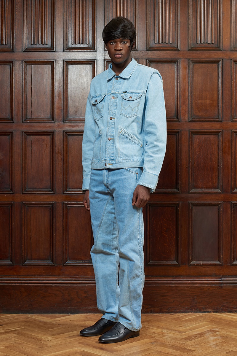 bianca saunders london fashion week spring summer 2021 wrangler denim interview information first look exclusive