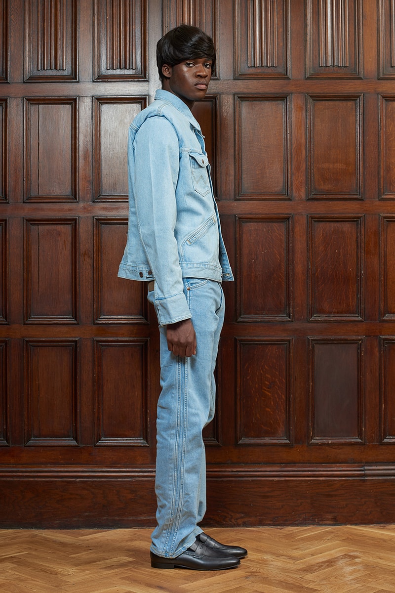 bianca saunders london fashion week spring summer 2021 wrangler denim interview information first look exclusive