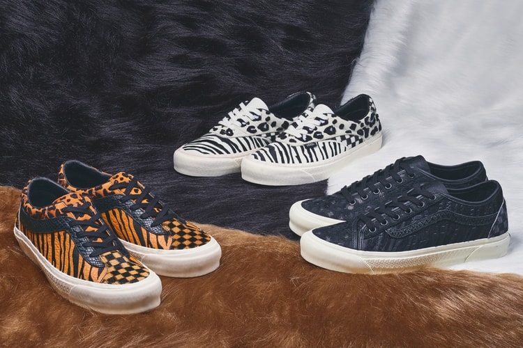 Vans and BILLY's Bring Out the Wild Animal Prints With "Mixed Media" Pack