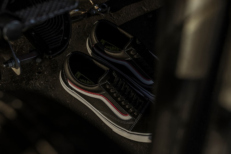 Blends x Born Free x Vans Vault OG Old Skool LX Collaboration Release Information Closer Look Drop Date Footwear South California Los Angeles LA Sneaker Jazz Stripe Red White Blue America USA Bikers Suede Tumbled Leather