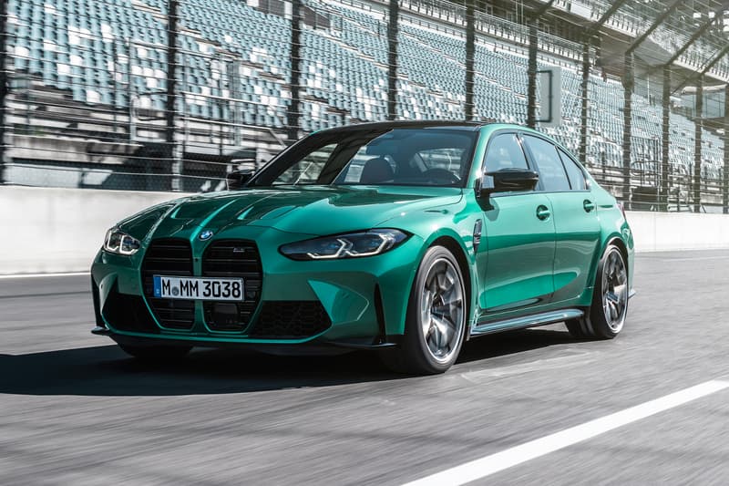 bmw m3 m4 coupe sedan competition unveil grille 2021