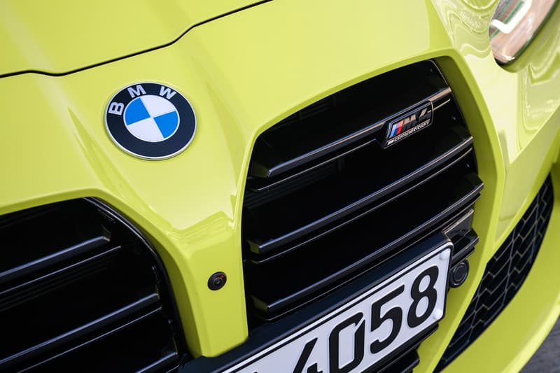 bmw m3 m4 coupe sedan competition unveil grille 2021