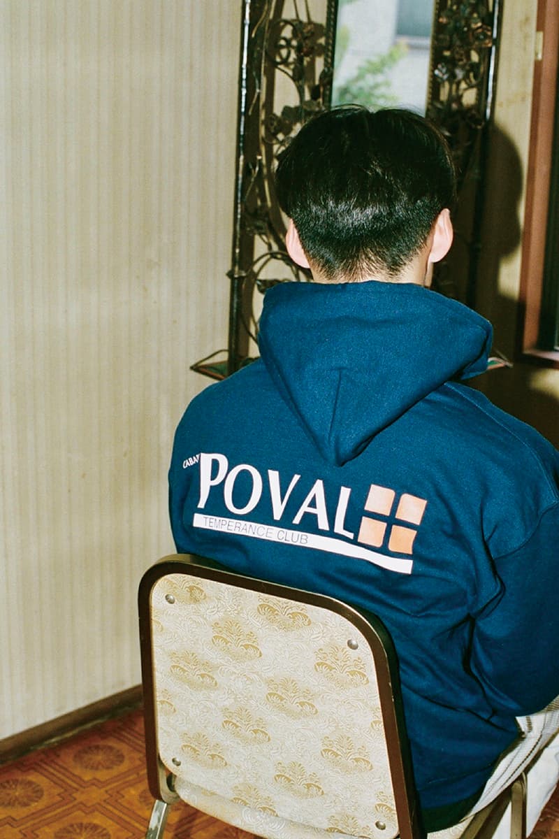 CABARET POVAL's FW20 Collection Combines Skate With Ivy League Lookbook skateboarding fashion