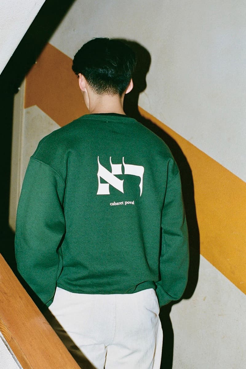 CABARET POVAL's FW20 Collection Combines Skate With Ivy League Lookbook skateboarding fashion