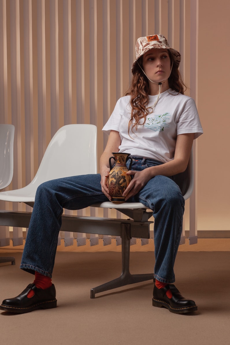 Carne Bollente "THE ODYSSEX" Fall/Winter 2020 Collection Lookbook Sex Greece Art History Culture Statues Mens Womens Clothing Accessories HIJIRI ENDO THÉODORE FAMERY AGOSTON PALINKO