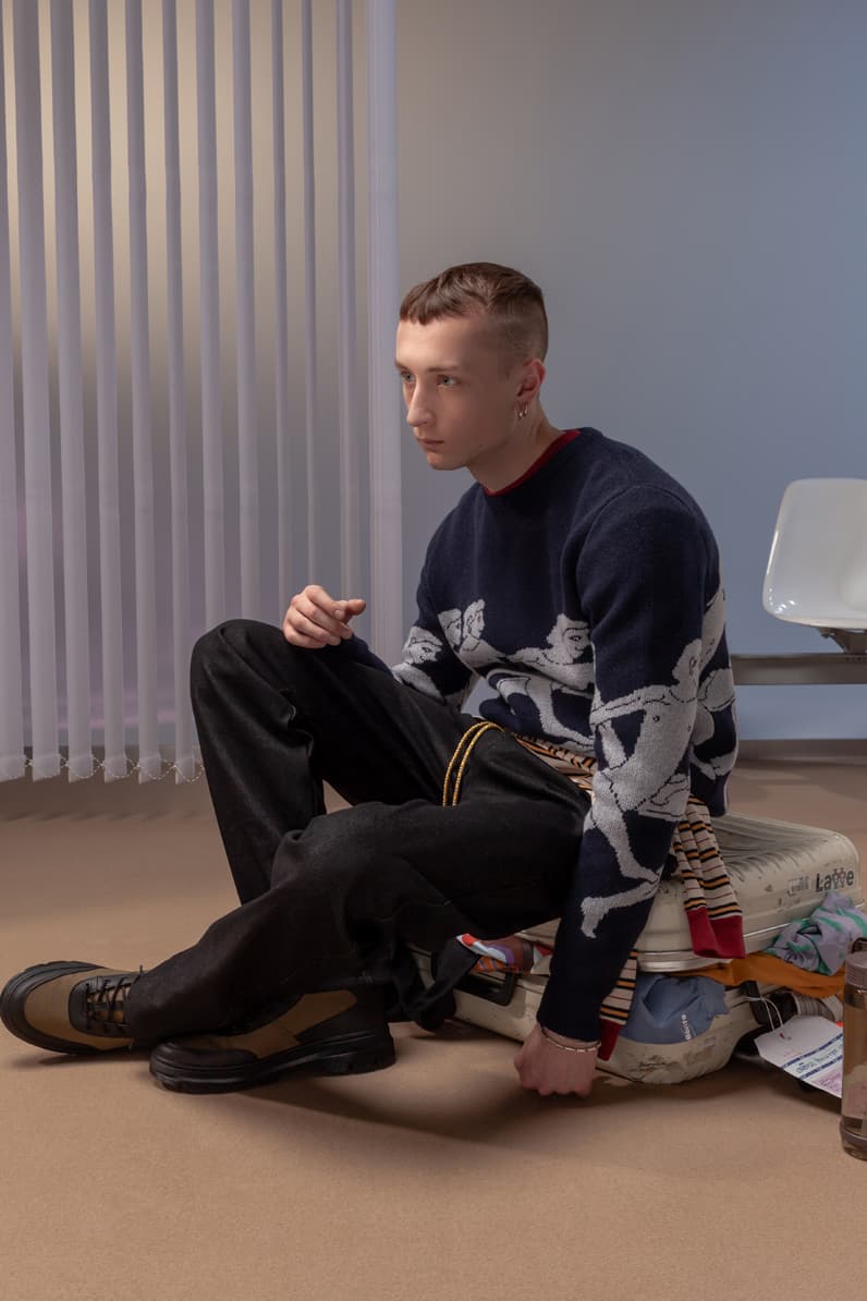 Carne Bollente "THE ODYSSEX" Fall/Winter 2020 Collection Lookbook Sex Greece Art History Culture Statues Mens Womens Clothing Accessories HIJIRI ENDO THÉODORE FAMERY AGOSTON PALINKO