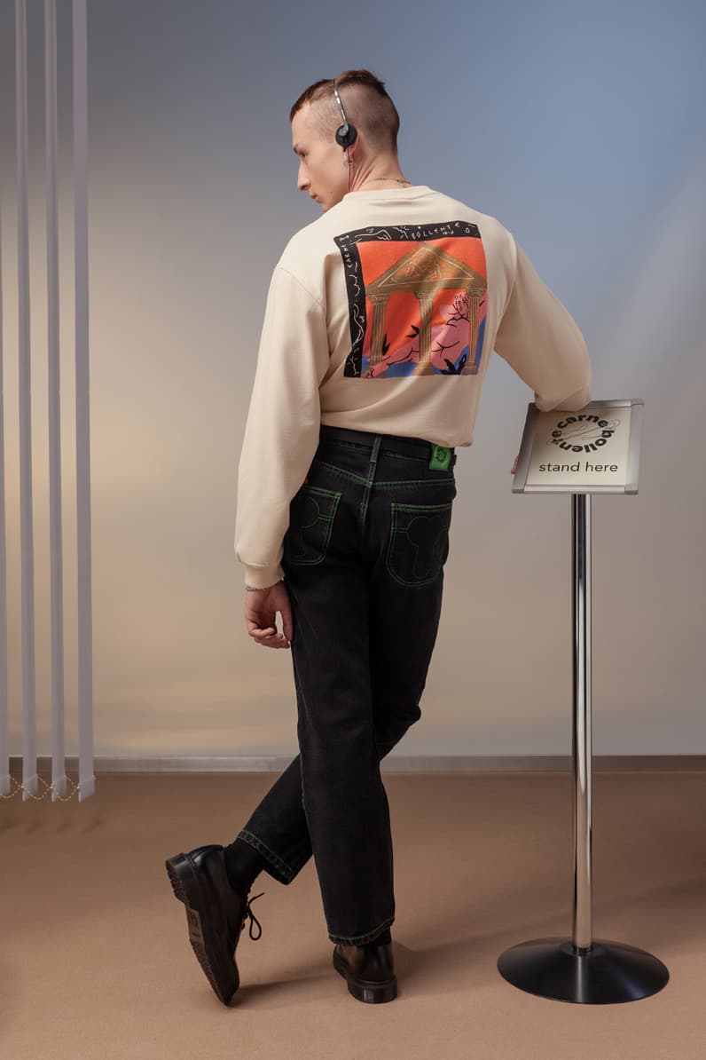 Carne Bollente "THE ODYSSEX" Fall/Winter 2020 Collection Lookbook Sex Greece Art History Culture Statues Mens Womens Clothing Accessories HIJIRI ENDO THÉODORE FAMERY AGOSTON PALINKO