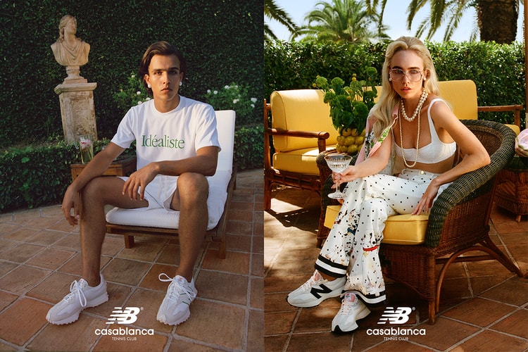 EXCLUSIVE: An Official Look at Casablanca's Stripped Back New Balance 327 Release