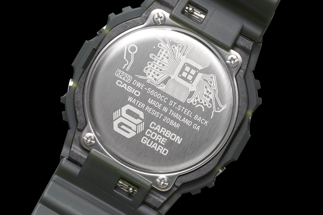 CASIO's G-SHOCK DWE-5600CC Allows for Interchangeable Bezels straps rubber sports watches Japan Casio 