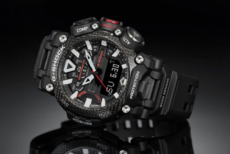 Casio G-SHOCK New GRB200 GRAVITYMASTER Watches collection series aviation professionals blue orange black carbon core ground