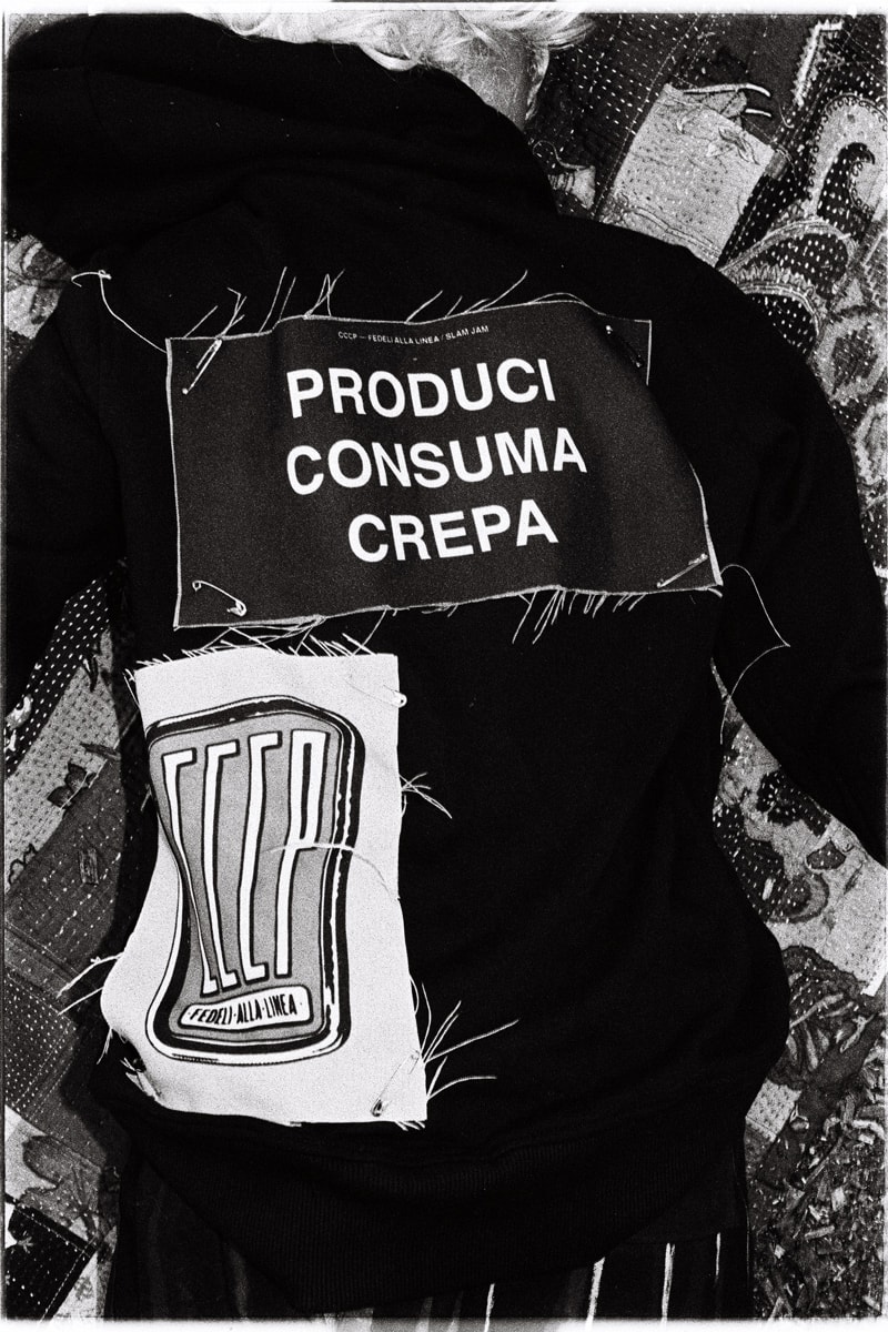 CCCP Fedeli Alla Linea x Slam Jam Capsule Collection Lookbook Release Information Closer Look Italian Punk Band Joshua Gordon Long Format Audio Archive di Slam Jam