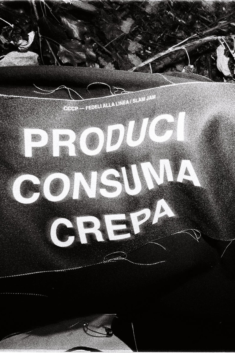 CCCP Fedeli Alla Linea x Slam Jam Capsule Collection Lookbook Release Information Closer Look Italian Punk Band Joshua Gordon Long Format Audio Archive di Slam Jam