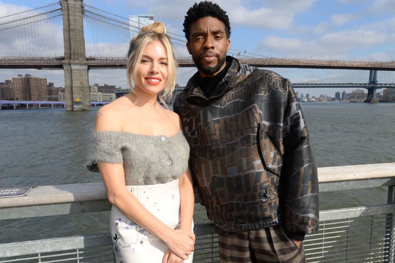 chadwick boseman remembrance sienna miller 21 bridges pay compensation salary boost sacrifice 