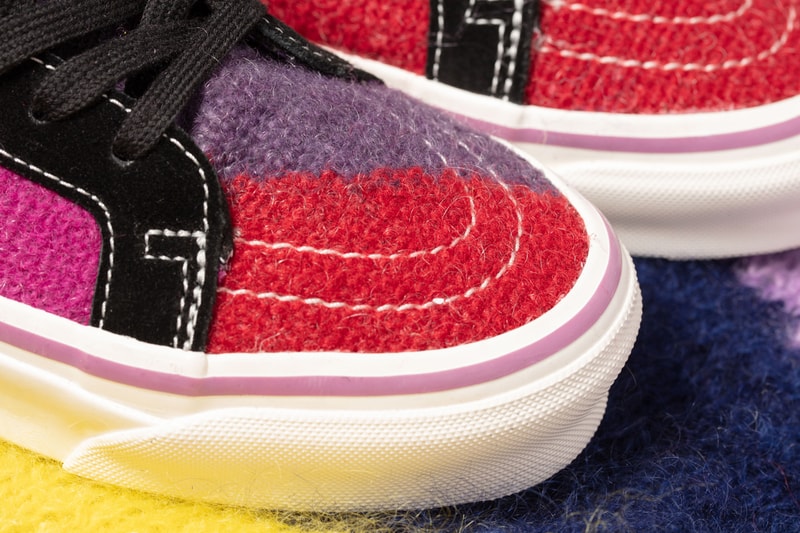 concepts vault by vans worlds end kings road punk sk8 hi slip on mohair vivienne westwood sweater black white pink purple official release date info photos price store list buying guide