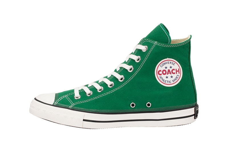 Converse Addict Holiday 2020 Coach Canvas Hi N.Hoolywood Sneaker Release Information First Closer Look Japan Japanese Limited Edition Rare Footwear Black White Green Chuck Taylor Black Suede