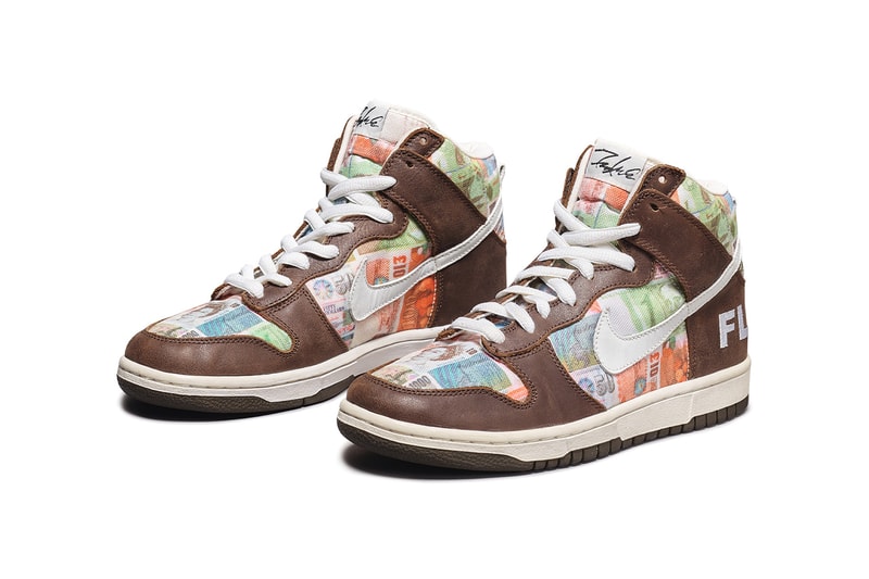 cult canvas sneaker sale Sothebys nike dunk high low Jeff staples rare sneakers how much